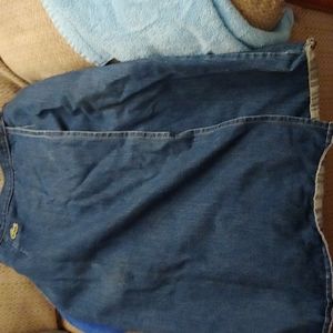 ZOD Lacoste denim wrap skirt